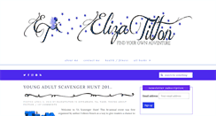 Desktop Screenshot of elizatilton.com